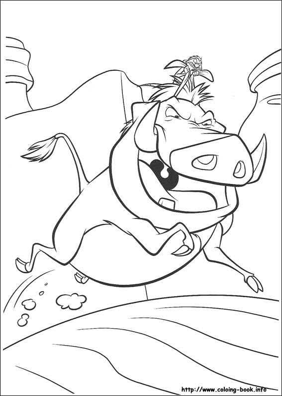 The Lion King coloring picture